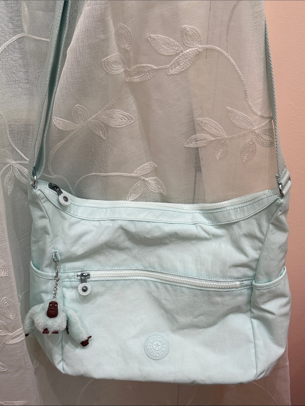 Mint Green Kipling Bag